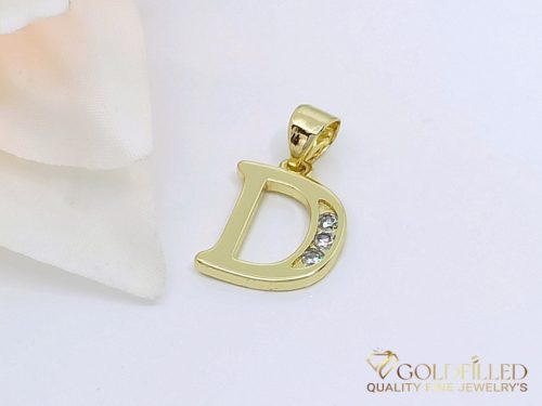 Antiallergijski Goldfilled obesek 23 mm, barva 14K