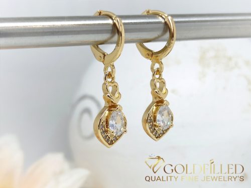 Goldfilled Antiallergene Uhani 32mm 18K barva