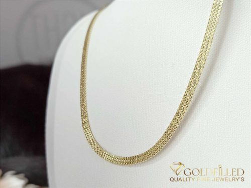 Antialergijska ogrlica Goldfilled 50cm dolga in 3,5mm široka Barva 14K